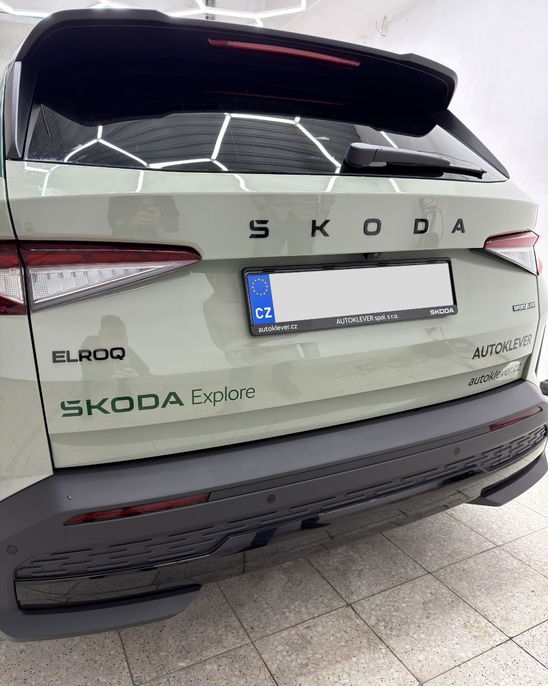 Škoda Elroq – polep pro předváděcí vůz — foto 4