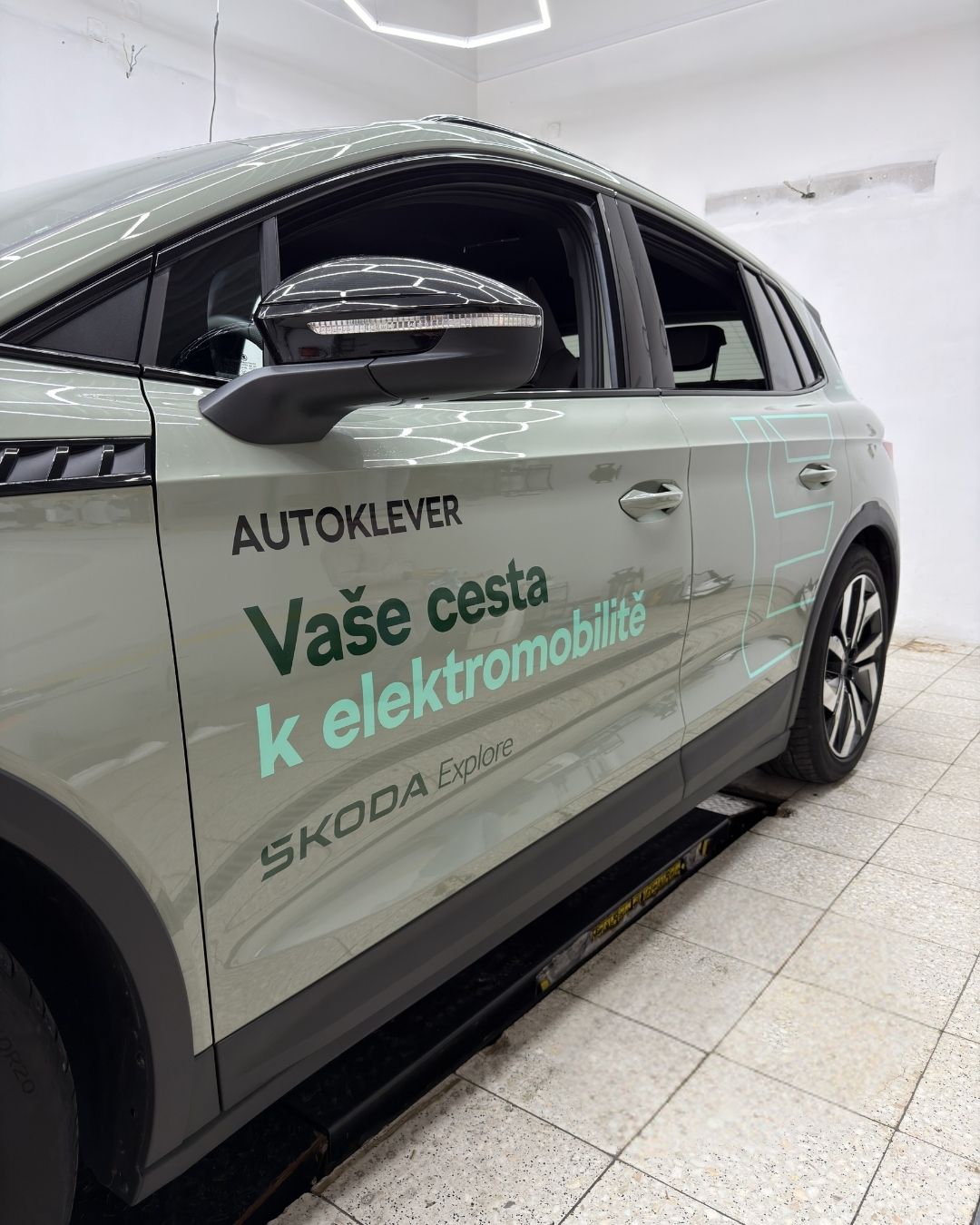 Škoda Elroq – polep pro předváděcí vůz — foto 2